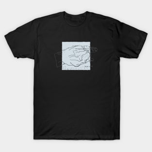 fine art line drawing of a hand 2 T-Shirt